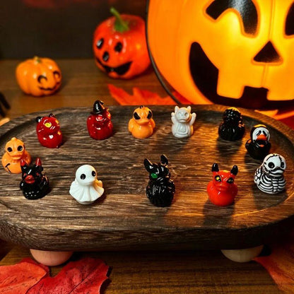 😈💀Mini Devil Ghost Skull Resin Ducks