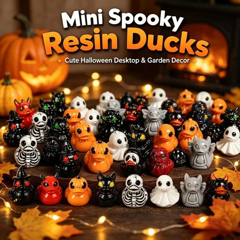 😈💀Mini Devil Ghost Skull Resin Ducks