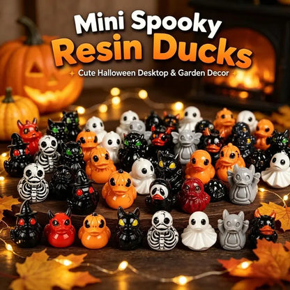 😈💀Mini Devil Ghost Skull Resin Ducks