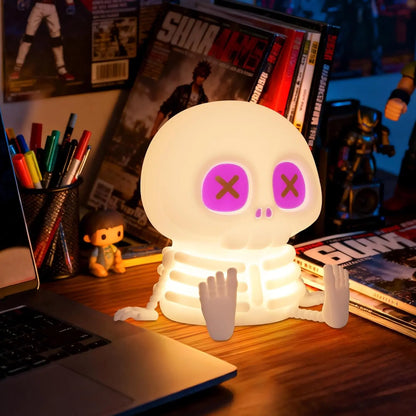 👻Silicone Halloween Skull Night Light🎃