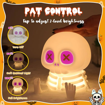 👻Silicone Halloween Skull Night Light🎃