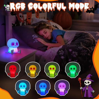 👻Silicone Halloween Skull Night Light🎃